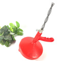 Red 1PC Kitchen Toilet Sewer Blockage Hand Tool Pipe Dredger 5 Meters Drains Dredge Pipes Sewer Sink Cleaning Clogs Home