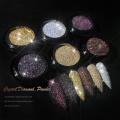 6 Colors Holographic Shimmer Nail Glitter Powder Shining DIY Dazzling Chrome Pigment Dust Nail Art Decoration Tool TSLM1