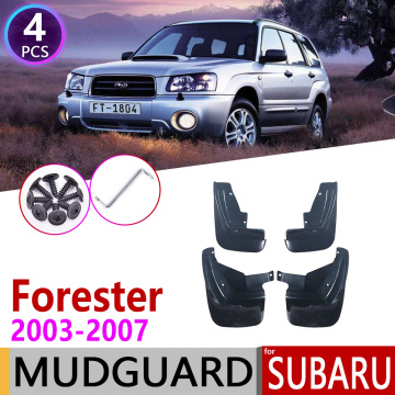Car Mudflap for Subaru Forester SG 2003~2007 Fender Mud Guard Flap Splash Flaps Mudguards Accessories 2004 2005 2006 2th Gen