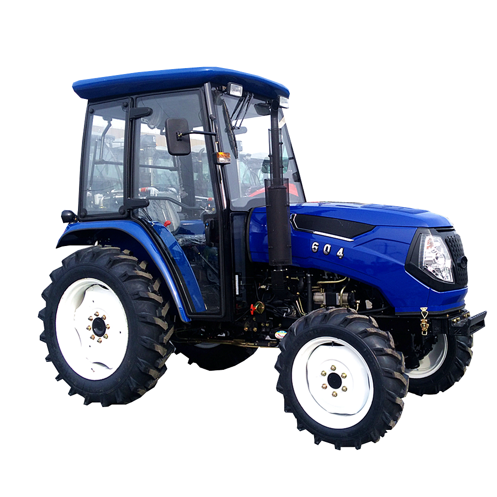 Four-wheel drive farm tractors with multiple horsepower