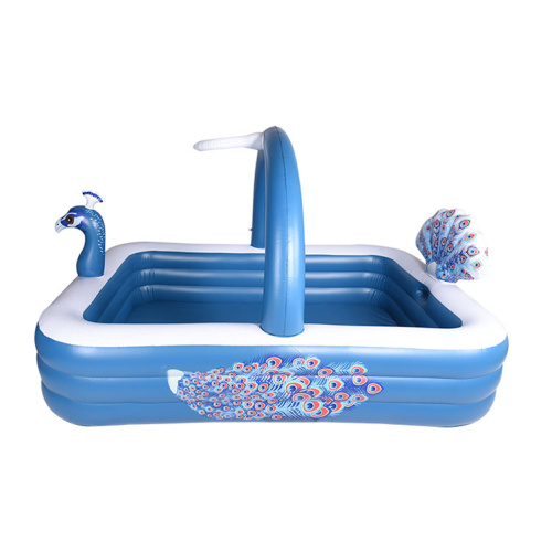 Peacock Outdoor Swimming Pool Inflatable Kiddie Pool for Sale, Offer Peacock Outdoor Swimming Pool Inflatable Kiddie Pool