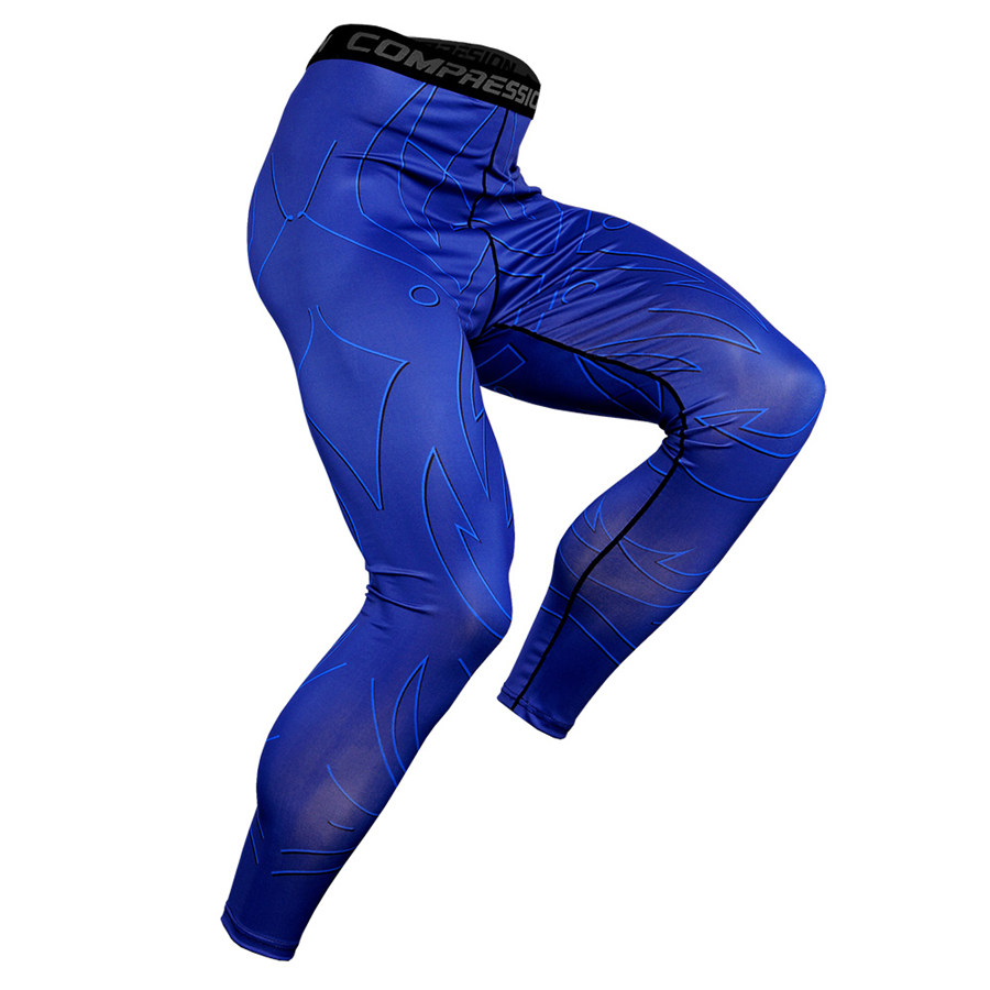 2019 Quick Dry Compression Pants Running Tights Men Sports Leggings Soccer Training Pants Gym Workout Tights Yoga Trousers Male