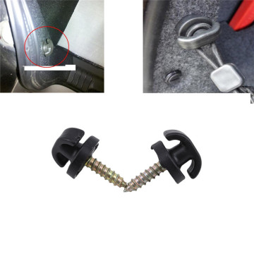 4 Pcs Universal Car Rear Trunk Envelope Cargo Net Tie Down Hook Ring Loop Hanging Hook Up Trunk Hook Screw