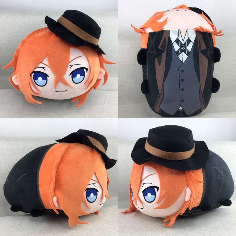 Anime Bungou Stray Dogs Dazai Atsushi Chuuya Ryunosuke Cosplay Cute Plush Dango Mascot Dolls Toy Throw Pillow Puppet Xmas Gift