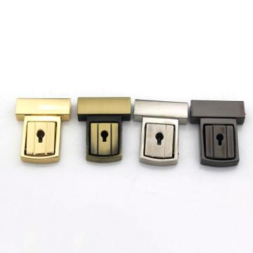 1pcs Metal Tongue Lock Fashion Durable Button Lock For DIY Handbag Bag Purse Luggage Hardware Closure Bag Parts Accessories