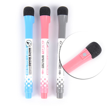 Double Write Wipe Erasable Whiteboard Marker WhiteBoard Marker Pen Eraser Art Mark Pen Oil Pen Pen OfficeSchool Supplies14*2*2cm