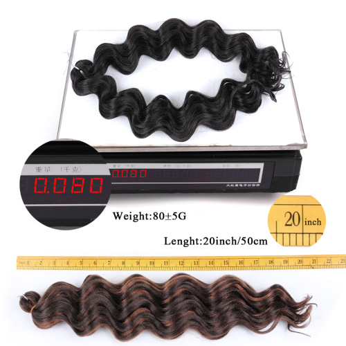 Synthetic Faux Locs Curly Ocean Wave Hair Extensions Supplier, Supply Various Synthetic Faux Locs Curly Ocean Wave Hair Extensions of High Quality