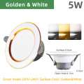 Golden and White 5W