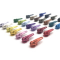 5 Meters 25 Colors Nylon Coil Zippers with 10pcs Auto lock Zipper Pulls