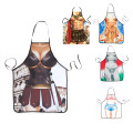 Novelty Cooking Kitchen Apron Sexy Business Man Printed Apron Cooking Grilling BBQ Apron