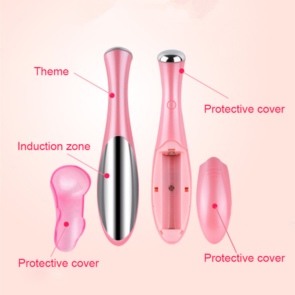Portable 2 in 1 Electric Eye Massager Facial Vibration Thin Face Magic Stick Removal Dark Circle Wrinkle Skin Rejuvenation Care