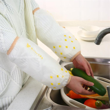 Waterproof Printing Transparent Cuff Long Style Oversleeves Optional anti-fouling Protective Sleeves Home Cleaning Supplies