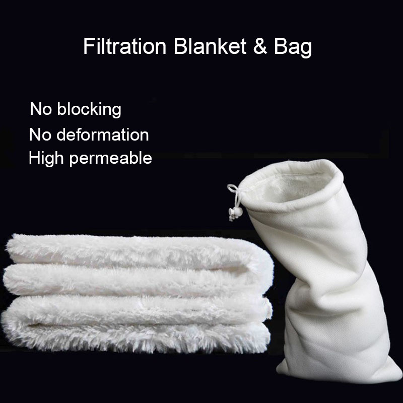 5PCS Aquarium Filter Bag Blankets Washable Reusable Mesh Foam Carpet Sock Drawstring Bag for Fish Marine Filtration system