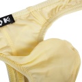 Men Sexy Underwear G String Thongs Transparent Sexy Gay Men's Underwear Ice Silk Mens See Through T Back Thongs Tanga Panties