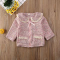 Spring 1-5Years Princess Kids Baby Girl Winter Clothes Sequin Tassel Zipper Coat Outwear Tops