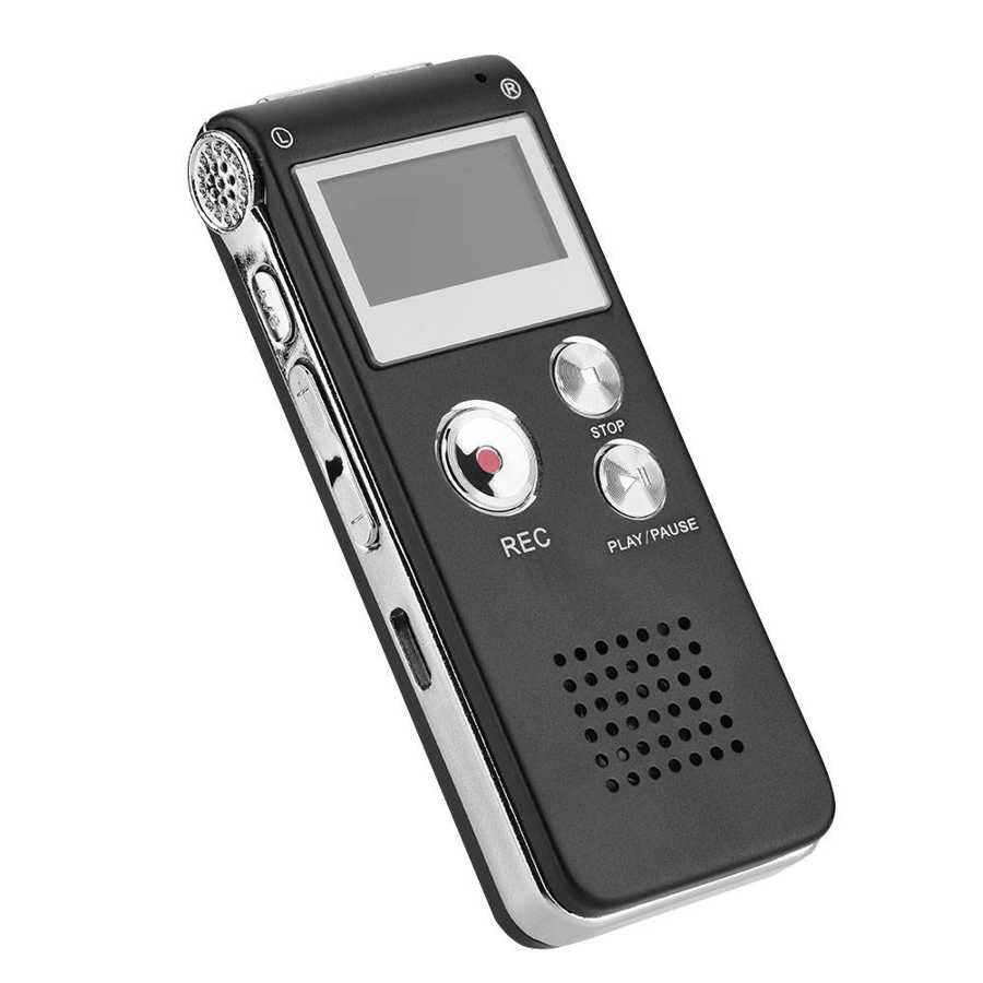 Digital Voice Recording High Definition Voice Recorder Telephone Audio Recorder Pen 8G LCD One-click record/Playback Dictaphone