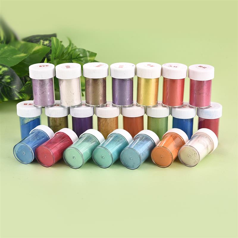 24 Colors Pigment Filler For Resin Mold Making Pearl Powder Dye Pearl Resin Nail Paint Pigment for Jewelry Making Accessories