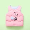 baby boys girls waistcoat cartoon bee cute little kids vest sleeveless autumn clothes for 1-8T children outfit warm jacket vest