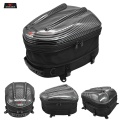 WOSAWE 18-24LWaterproof Motorcycle Tail Bag Multi-functional Durable Rear Seat Bag Backseat Pack Motobike Helmet Bag Backpack