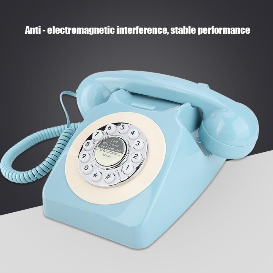 MYS-300ARetro Style Landline Office Telephone Home Decoration Anti-Electromagnetic Interference telephone portable telefono fijo