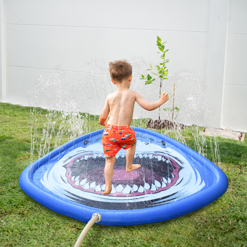 shark splash sprinkler pad