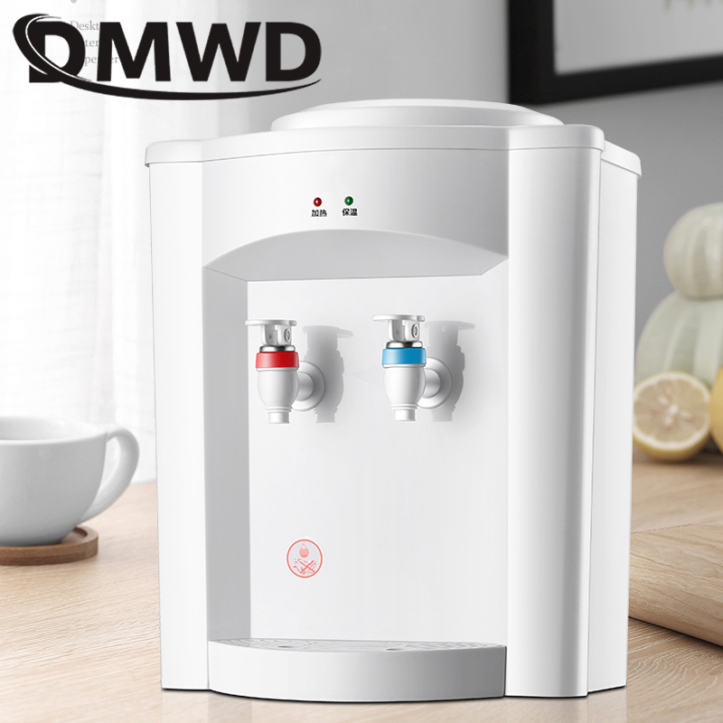 DMWD Electric Desktop water dispenser hot cold ice warm Drink Watering Machine mini heating Hot water heater Kettle Boiler 220V