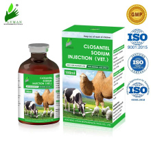 5%Closantel sodium injection 50ml for animal