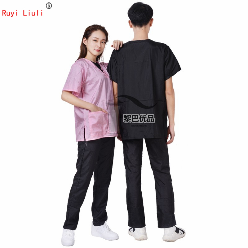 Pet groomer uniform cat dog hair waterproof school hospital dedicated apron custom logo wash dog