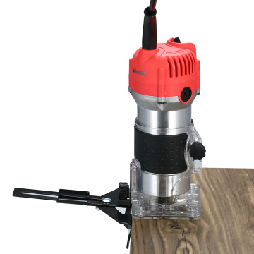 KKmoon 800W Angle Grinder Electric Router with Transparent Guide Wood Laminate Electric Trimmer Compact Router Corded