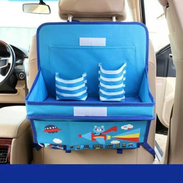Car Organizer For Kids Oxford Cartoon Auto Organizers Back Seat Child Dining Table Storage Box Organizador Car Accessories
