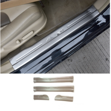 Stainless Steel inner Door Sill Scuff Plate Guard Sills Protector Trim For 2008-2012 Honda Accord 8th