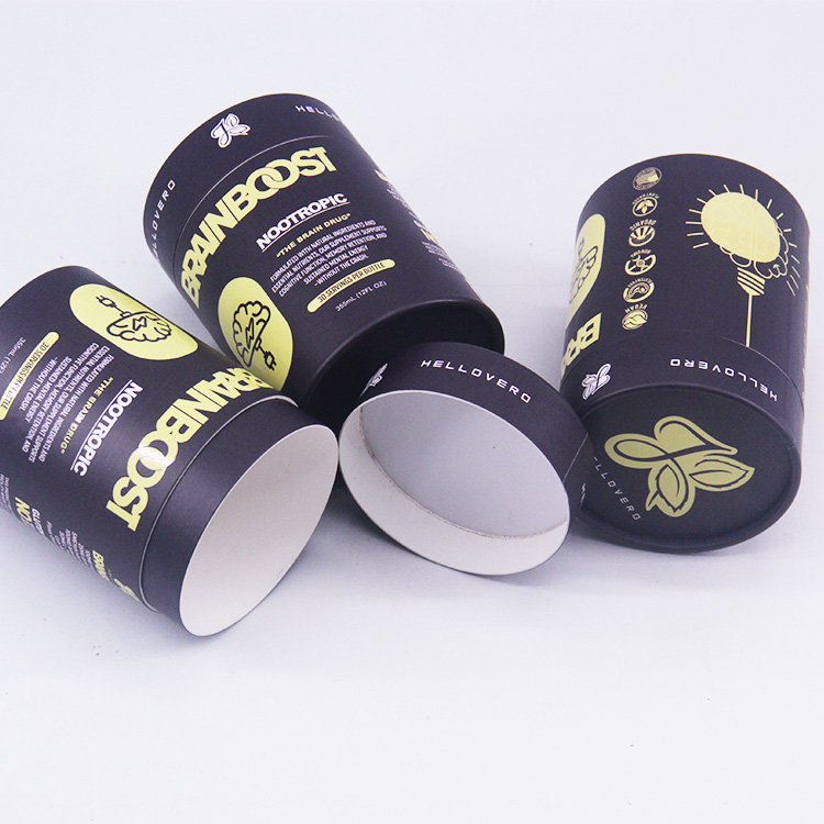 balm packaging recyclable paper tube for cosmetics