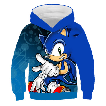 Sonic the Hedgehog Clothes Autumn Winter 3D Kids Hoodies girls Family Boys hoodies Mario Sweatshirt Children's Fashion Tops