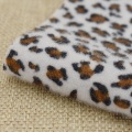 29x21cm Velvet Leopard-printed Synthetic Leather Fabric Faux Leather Sheet for Jewelry Making DIY Sewing Material for Bows Handb