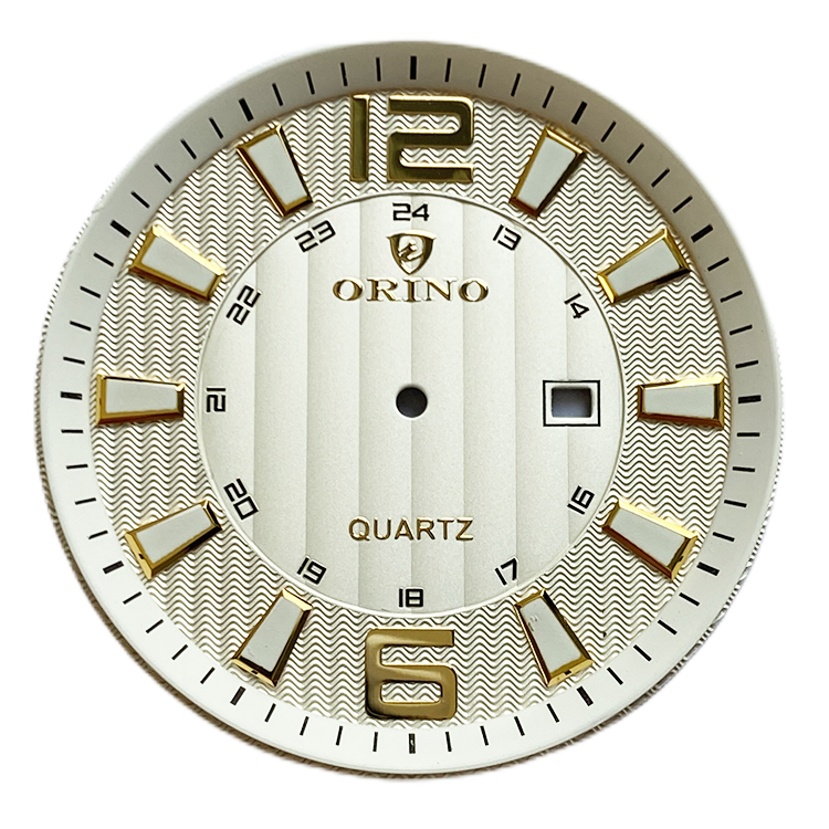 waving pattern watch dial 