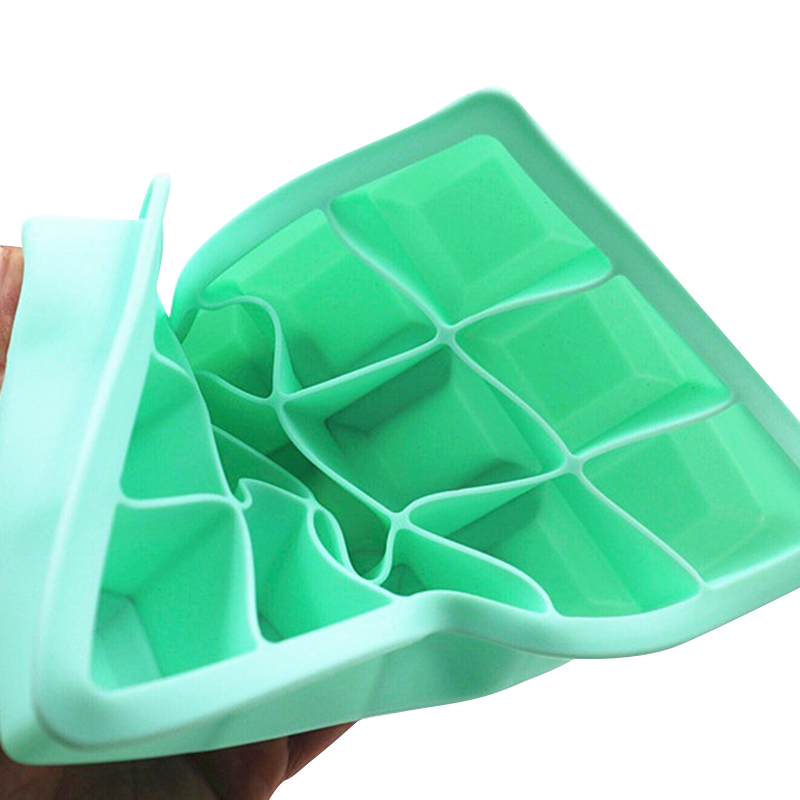 15 Hole Reusable Silicone Ice Cube Ice Tray Mold Storage Containers Ice Tray Mold With Cover Kitchen Accessories Ice Cream Tools