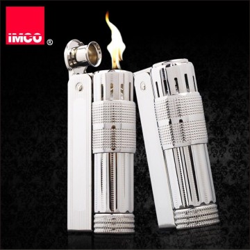 Original IMCO Lighter Old Gasoline Lighter Genuine Stainless Steel Cigarette Lighter Cigar Fire Briquet Tobacco Petrol Lighters