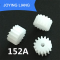 152A 0.5M Spur Gears Modulus 0.5 15 Teeth 2mm Hole Plastic Gear Motor Tooth Toy Parts 10pcs/lot