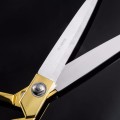 Prajna Golden Tailor Scissors Stainless Steel Professional Cutter Leather Fabric Sewing Shears Sharp Blade Vintage Scissors