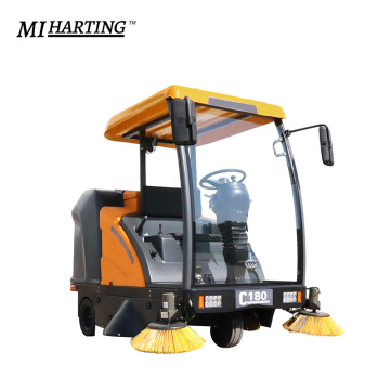 Road Street Sweeper Dust Automatic Cleaning Machines C180 For Sale With Factory Prices Miharting C180