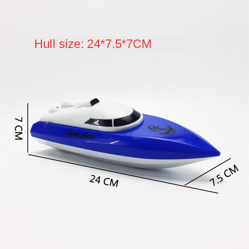 Kids Toy Mini Radio RC High Speed Racing Boat Speed Ship Toys for Children Gift Toy Simulation Remote Control Boat Model Design