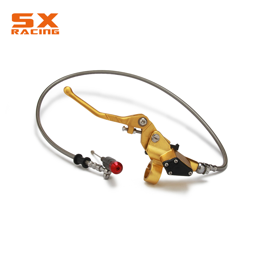 Motorcycle 1200mm Hydraulic Clutch Lever Master Cylinder Knitting Oil Hose For 125CC-250CC Vertical Engine CRF250 KX250F YZ250F