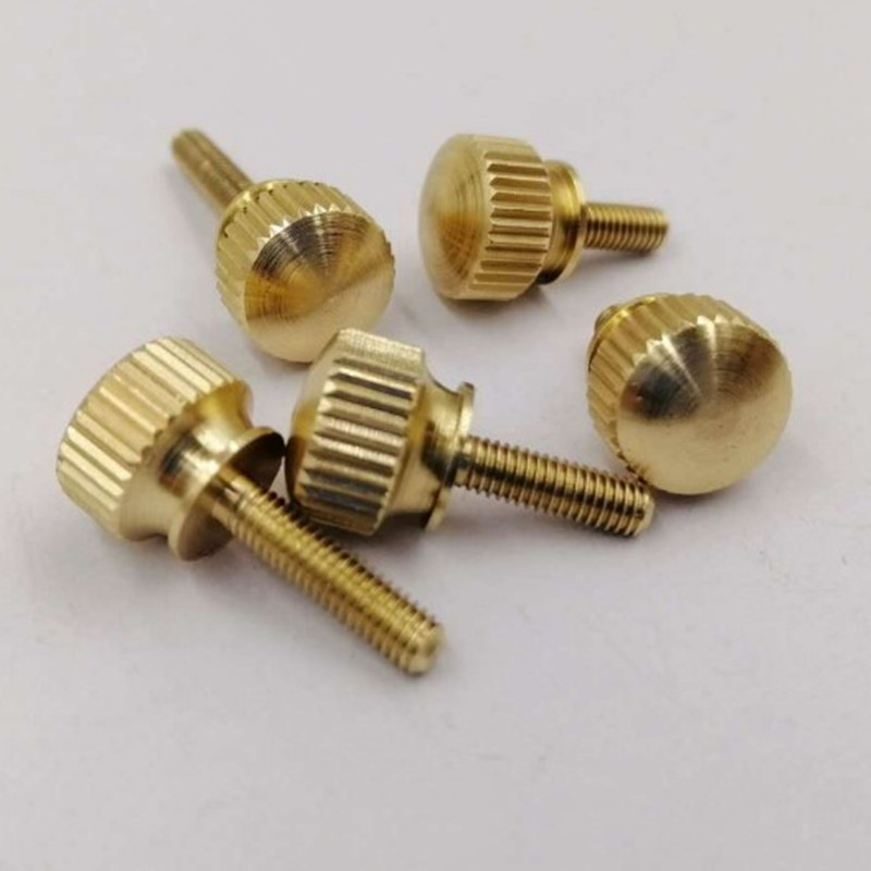 10PCS M3 M4 M5 M6 Hand Tighten Brass Knurled Screws Copper Twist Knurled bolts Computer Chass Bolt Thumb Screw