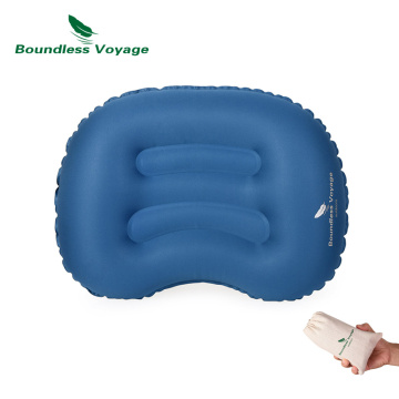 Boundless Voyage Outdoor TPU Inflatable Air Pillow Travel Back Cushion Lumbar Waist Neck Protection Camping Tent Accessories