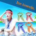 100*5cm Sport Ice Towel 5 Colors Utility Enduring Instant Cooling Face Towel Heat Relief Reusable Chill Cool Towels