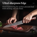XINZUO 8'' inches Slicing Knife VG10 Damascus Steel Razor Sharp Blade Strong Hardness Kitchen Knife with Rose Wood Handle