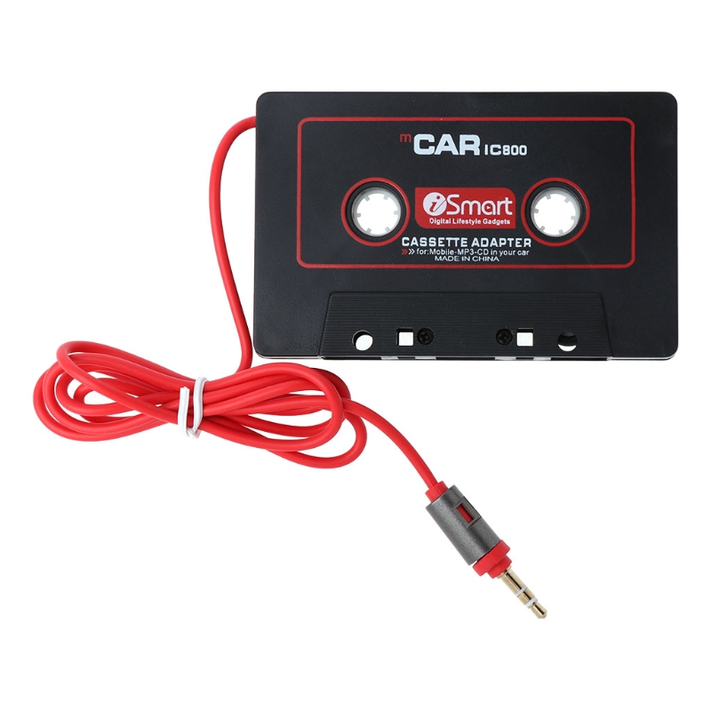 New Hot 1 Pc 3.5mm Auto Car AUX Audio Tape Cassette Adapter Converter For Car CD Player MP3 High Quality