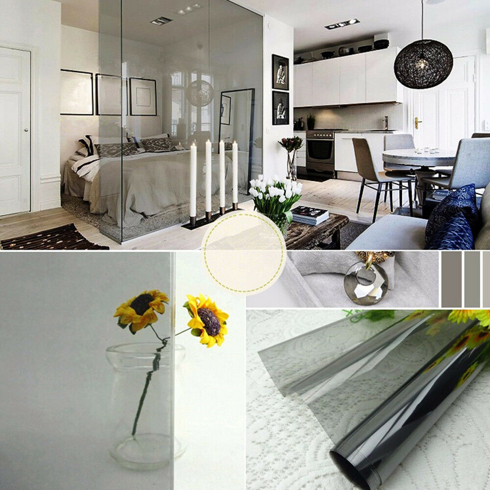 Sunice Black Decorative Window Film Home Office Building Glass Sticker Privacy Decorative Solar Tint Anti-UV Water Proof