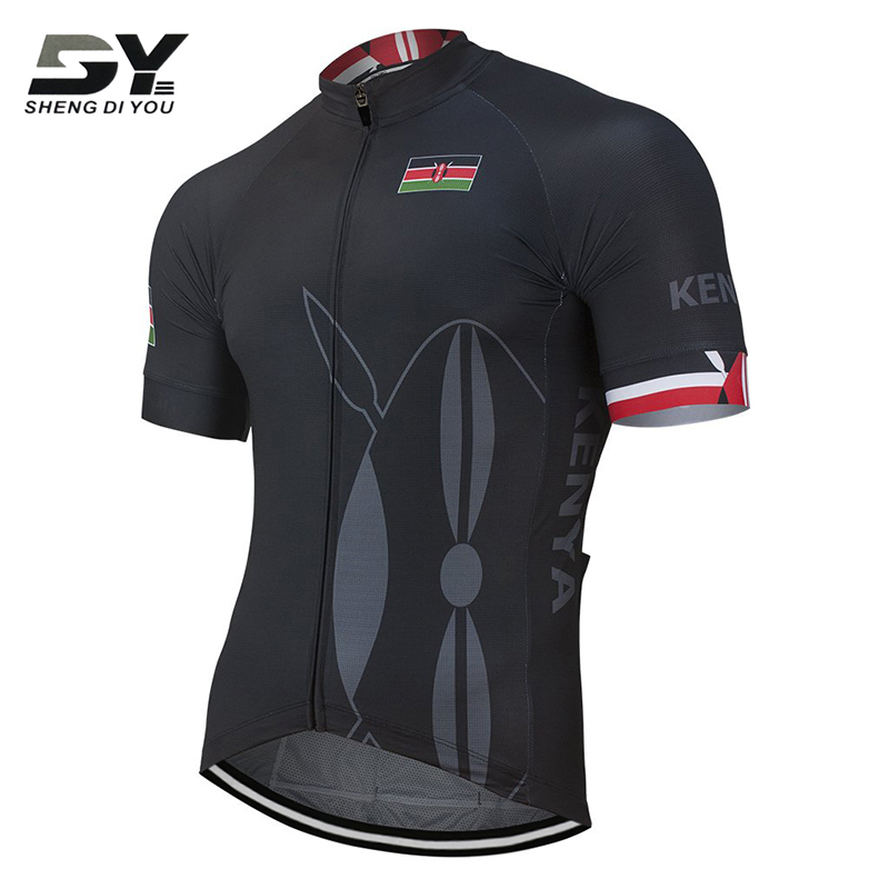 Kenya Team Men short sleeve cycling jersey bike wear jersey cycling clothing maillot outdoor Bicycle clothes-067