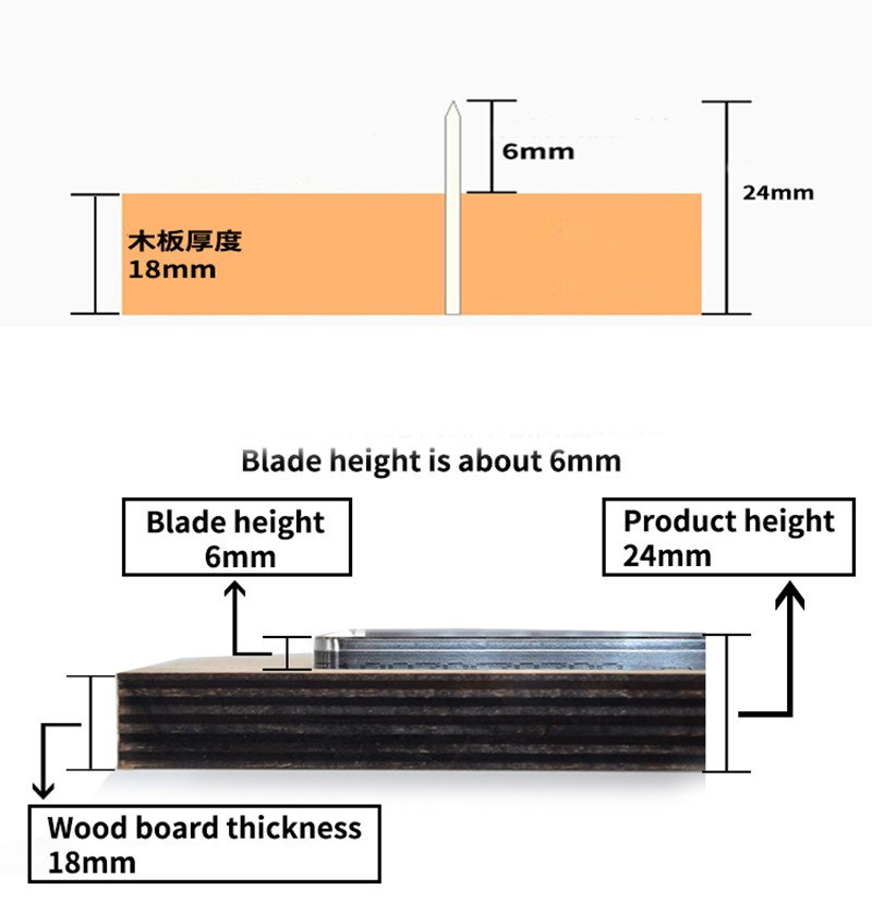 Japan Steel Blade Rule Die Cutting Knife Mould Stencil Template DIY Leather Craft